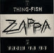 Frank Zappa Thing-Fish & Them Or Us Sampler US Promo 12" vinyl single (12 inch record / Maxi-single) SPRO-9261