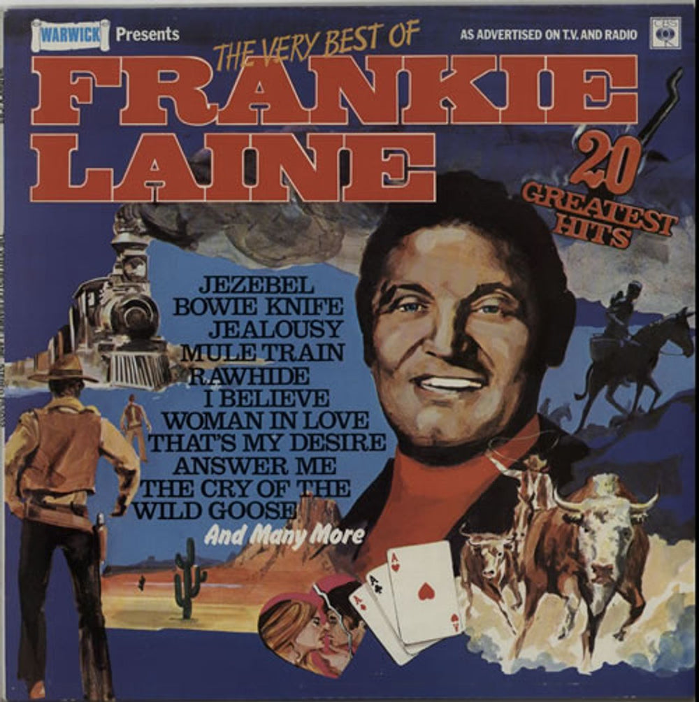 Frankie Laine The Very Best Of UK vinyl LP album (LP record) PR5032