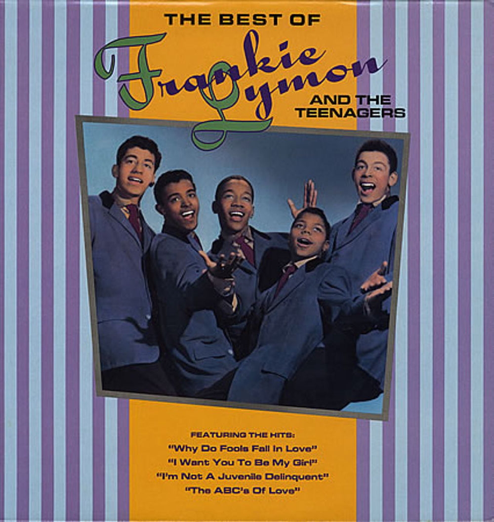 Frankie Lymon The Best Of Frankie Lymon And The Teenagers UK vinyl LP album (LP record) ROU5001