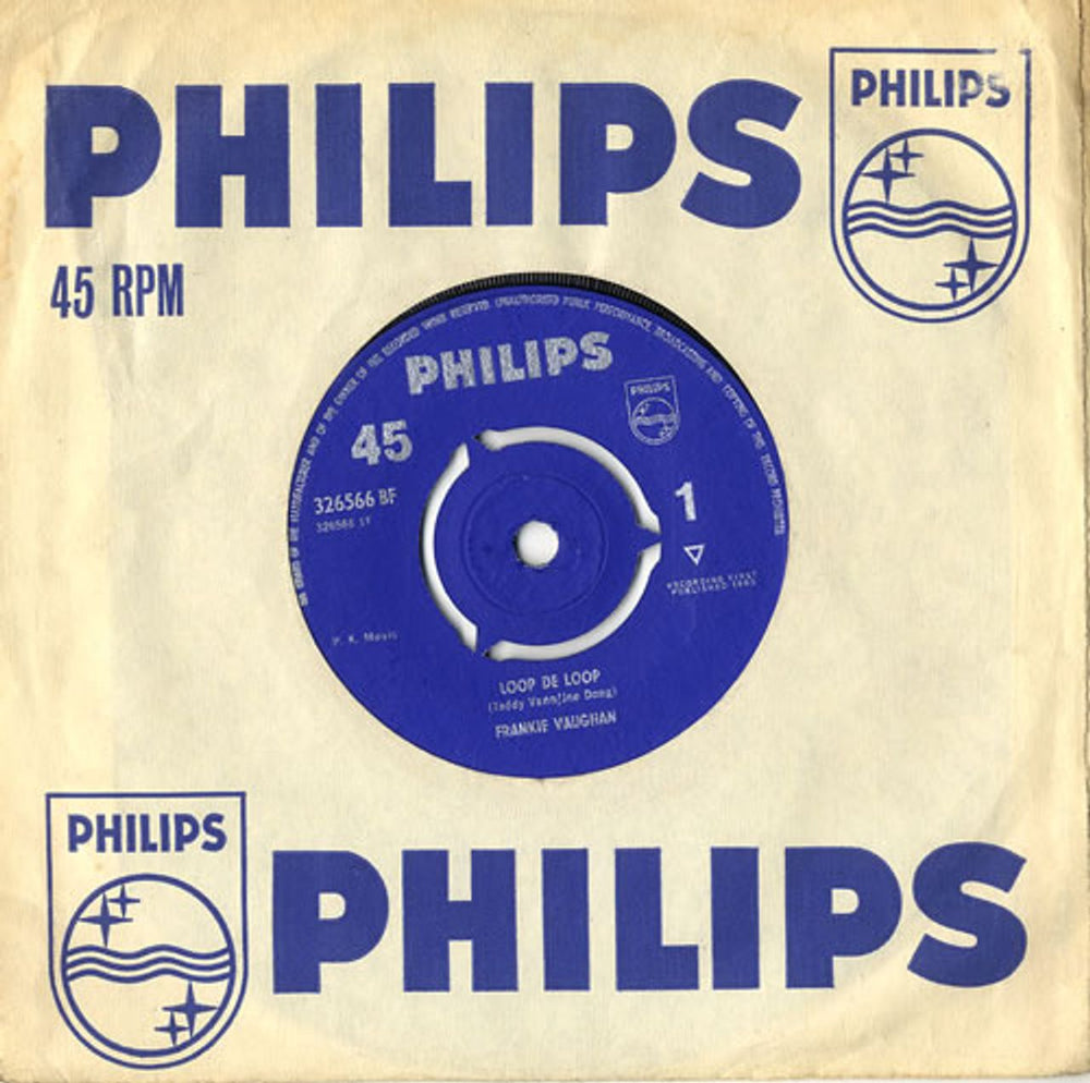 Frankie Vaughan Loop De Loop - 3pr UK 7" vinyl single (7 inch record / 45) 326566BF