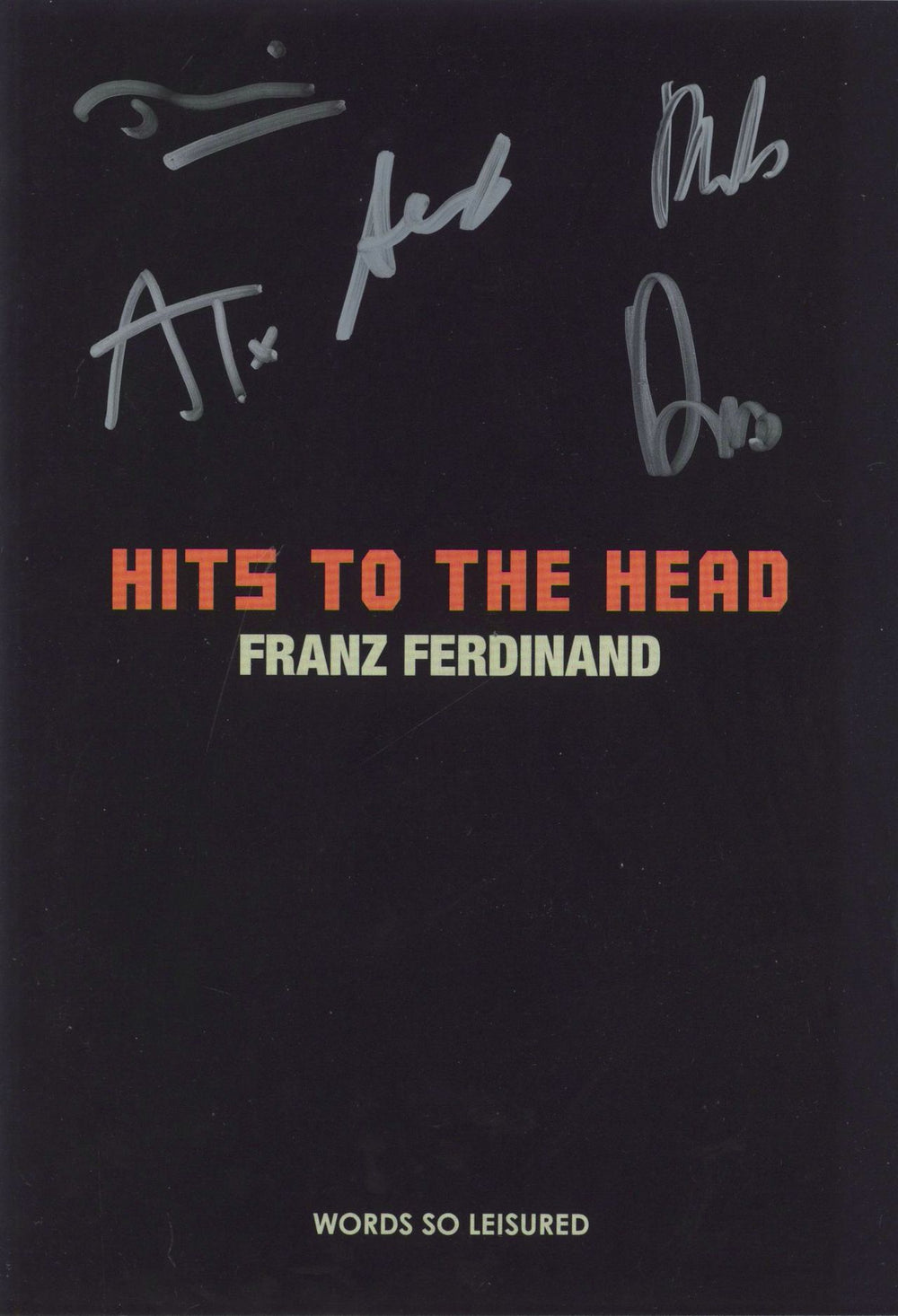 Franz Ferdinand Hits To The Head: Deluxe Edition - Gold Vinyl + Autographed Booklet UK 2-LP vinyl record set (Double LP Album) FNZ2LHI816731