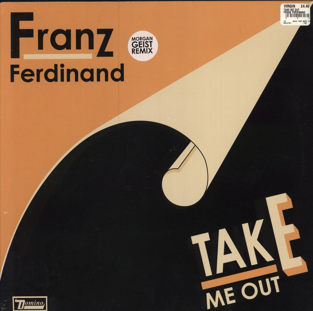 Franz Ferdinand Take Me Out UK 12" vinyl single (12 inch record / Maxi-single) RUG172T