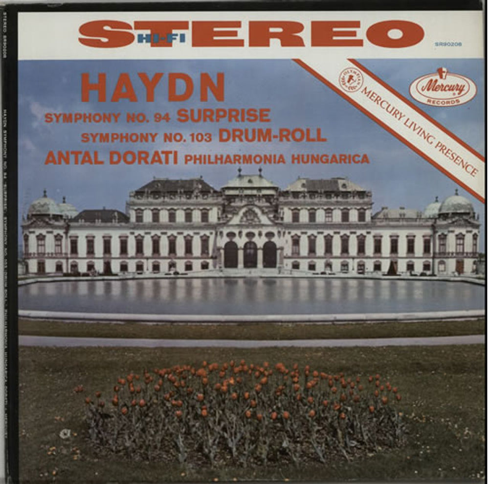 Franz Joseph Haydn Symphony No. 94 'Surprise / Symphony No. 103 'Drum-Roll' US vinyl LP album (LP record) SR90208