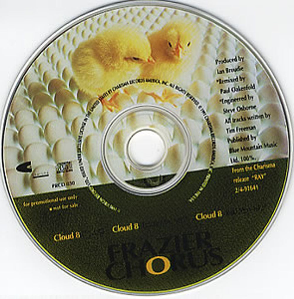 Frazier Chorus Cloud 8 US Promo CD single (CD5 / 5") PRCD030