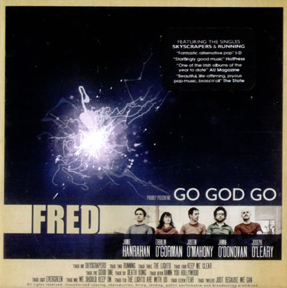 Fred (00'S) Go God Go UK CD album (CDLP) FACTD01