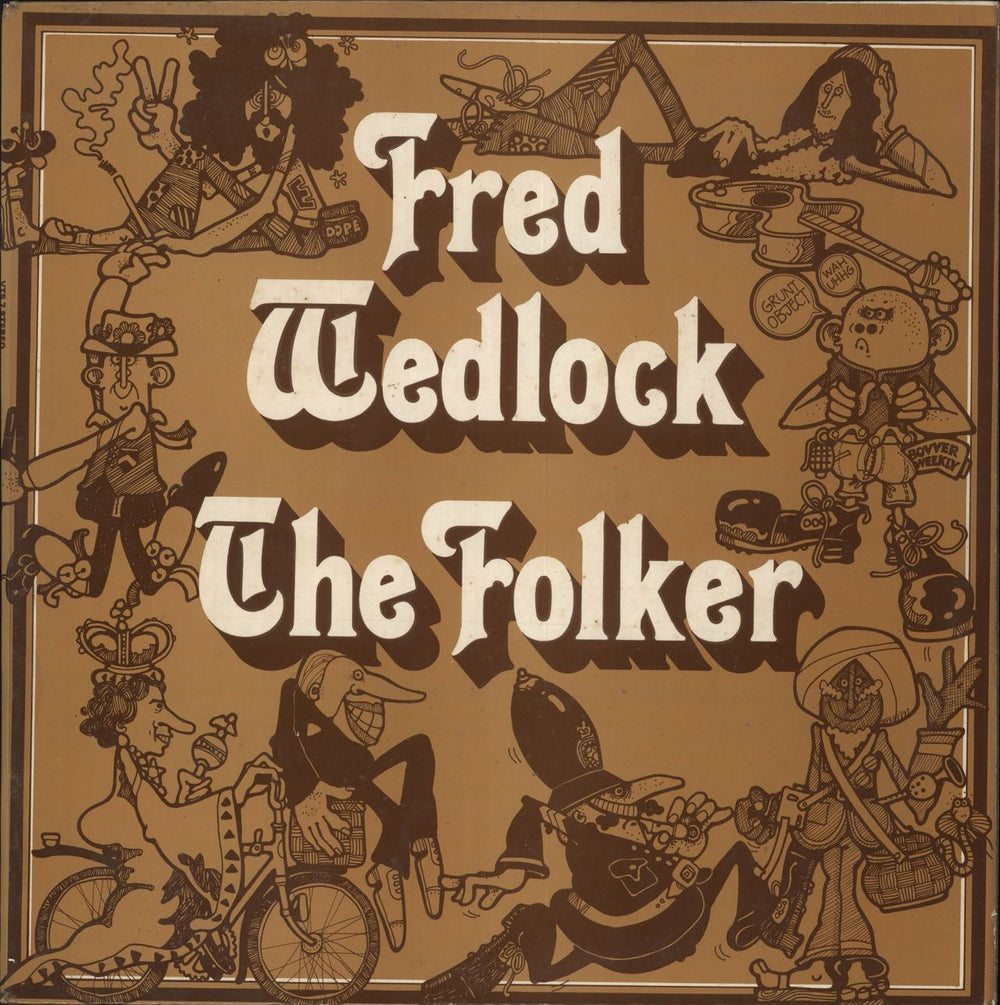 Fred Wedlock The Folker UK vinyl LP album (LP record) VTS7