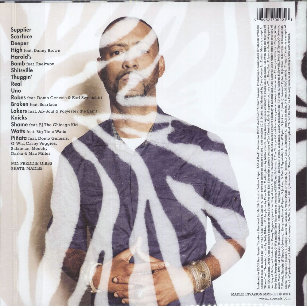 Freddie Gibbs & Madlib Pinata US 2-LP vinyl record set (Double LP Album)