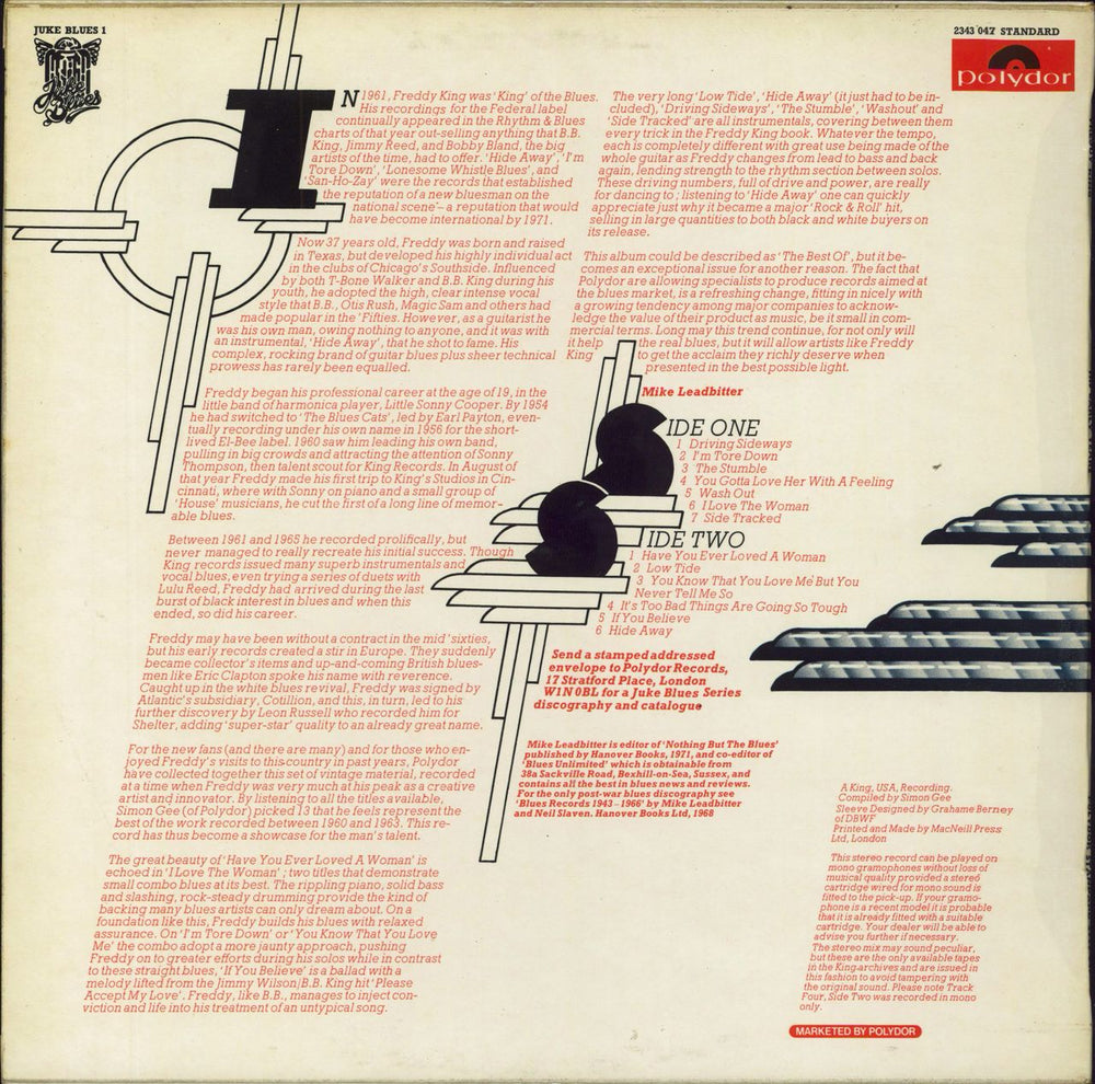 Freddie King His Early Years UK vinyl LP album (LP record)