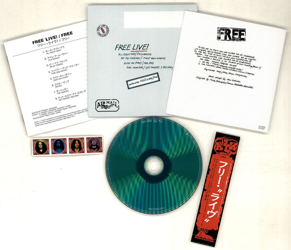 Free Free Live! Japanese Promo super audio CD SACD FRESAFR691921