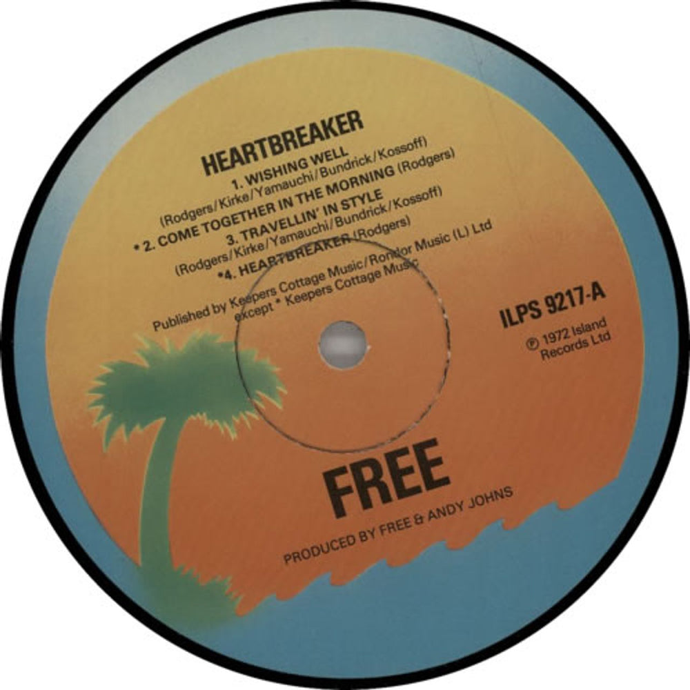 Free Heartbreaker - Sunrise Label UK vinyl LP album (LP record) FRELPHE337049