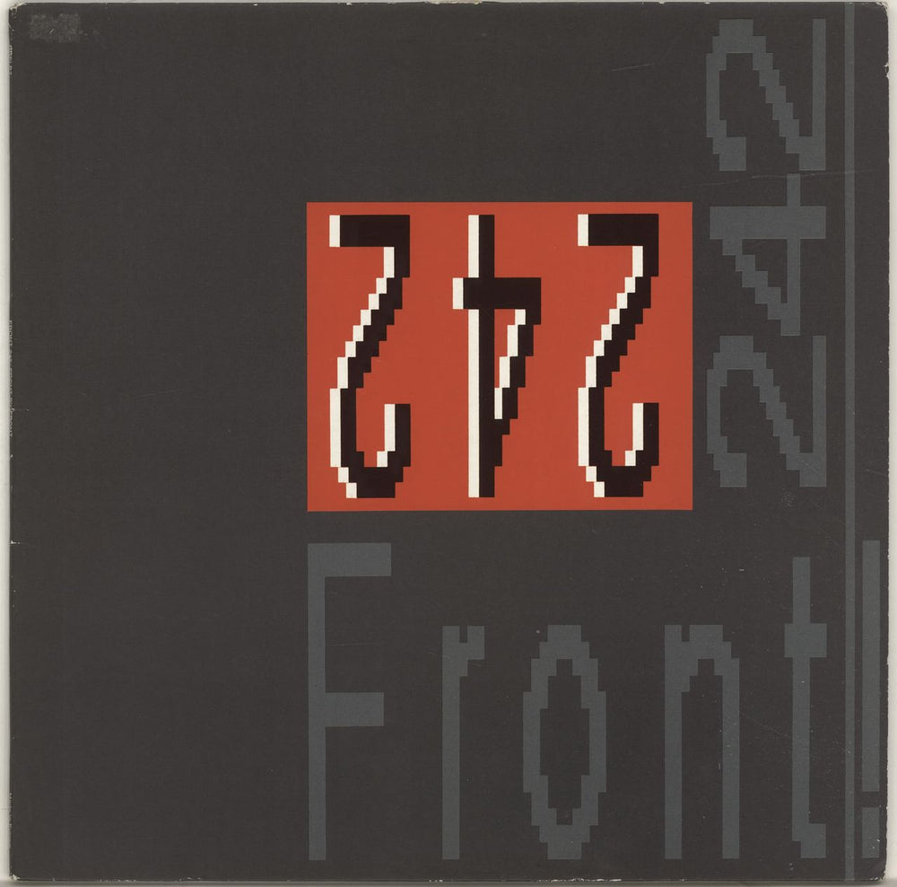 Front 242 Front By Front Belgian vinyl LP album (LP record) RRELP7