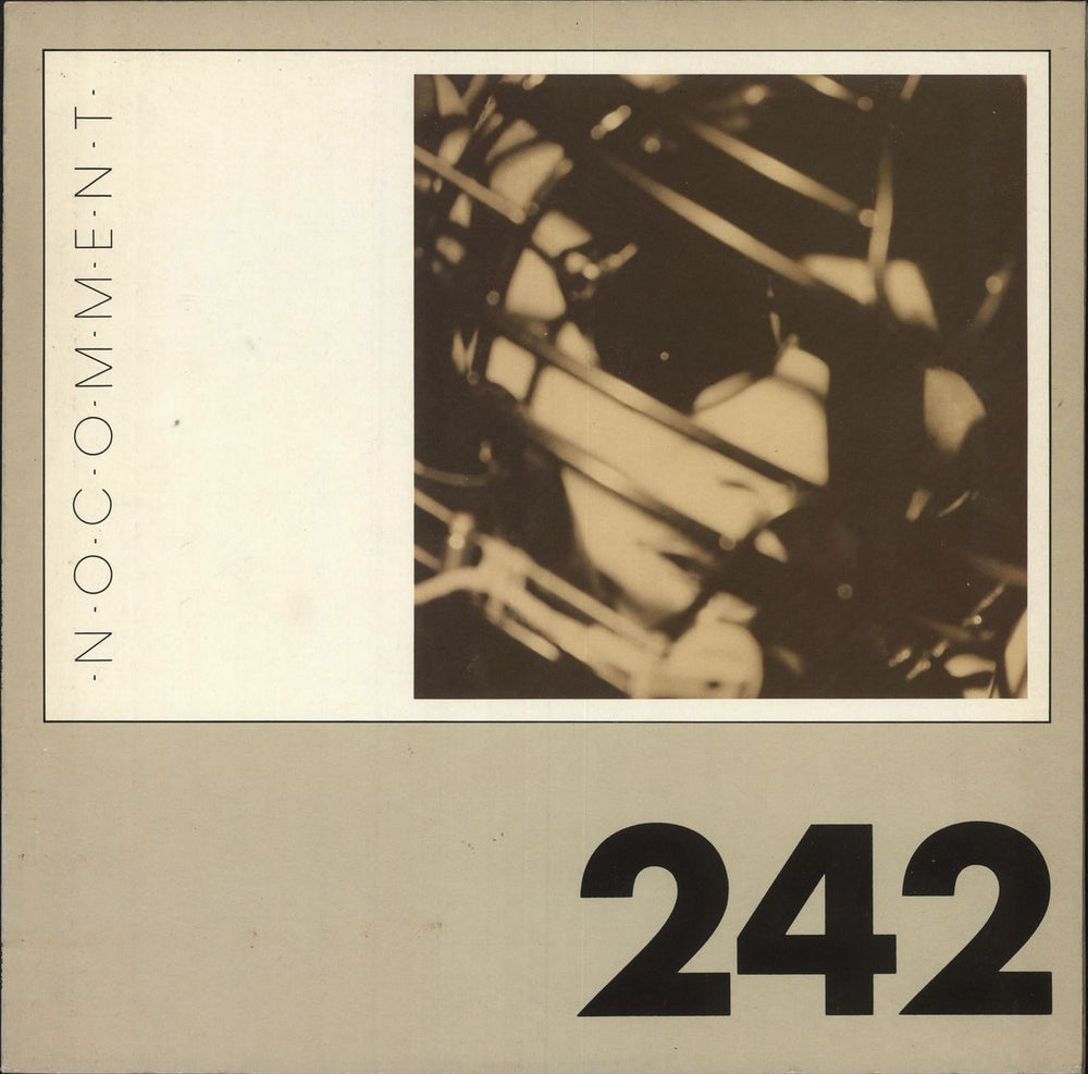 Front 242 No Comment Belgian 12" vinyl single (12 inch record / Maxi-single) SIDE8420