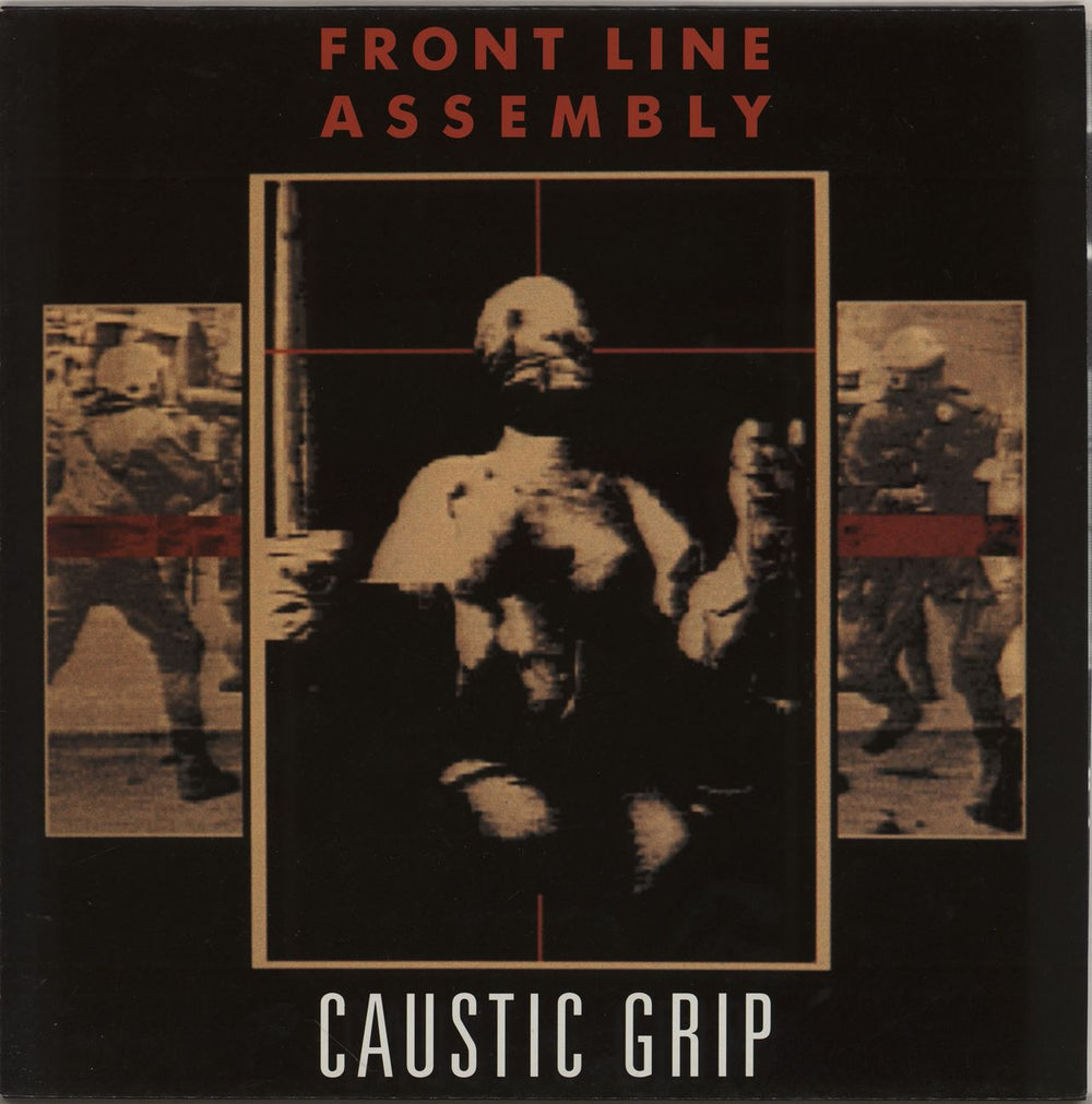 Front Line Assembly Caustic Grip Dutch vinyl LP album (LP record) TMLP60