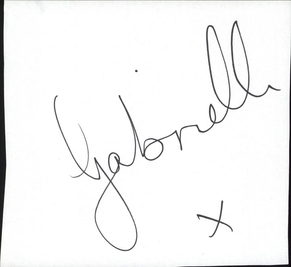 Gabrielle Aplin Autograph UK memorabilia AUTOGRAPH