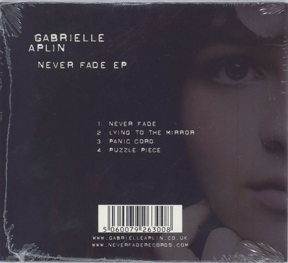 Gabrielle Aplin Never Fade EP - Sealed UK CD single (CD5 / 5") GKFC5NE784022