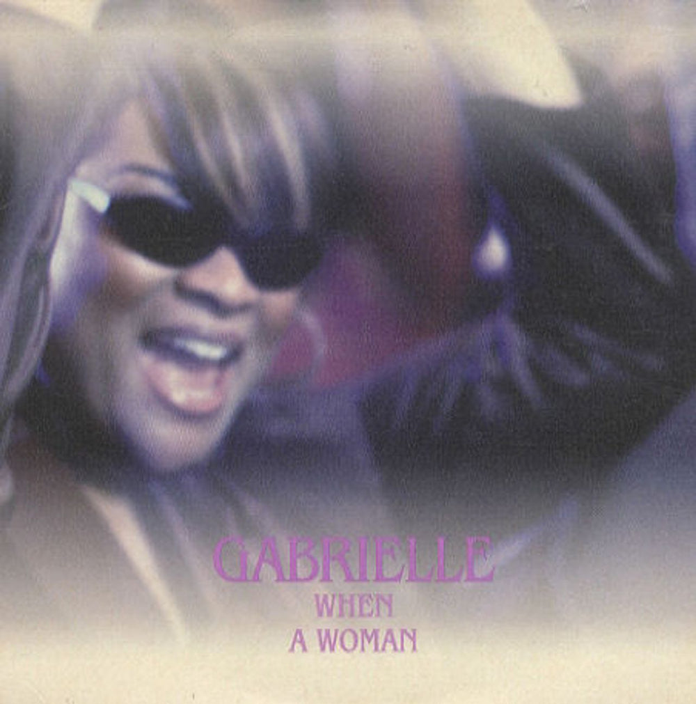 Gabrielle When A Woman UK Promo CD single (CD5 / 5") WAWRADIO