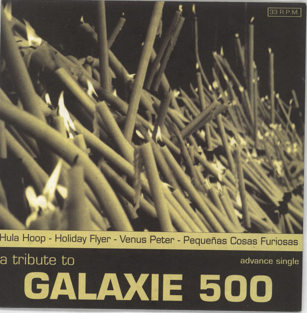 Galaxie 500 A Tribute To Galaxie 500 - Green Vinyl Spanish 7" vinyl single (7 inch record / 45) ER-150