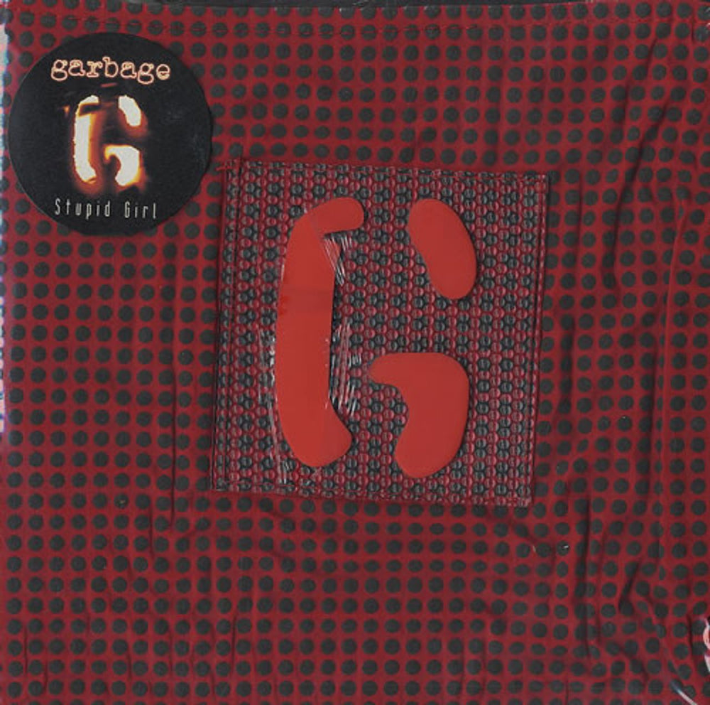 Garbage Stupid Girl - Red & Blue Sleeves UK 7" vinyl single (7 inch record / 45) SX1271