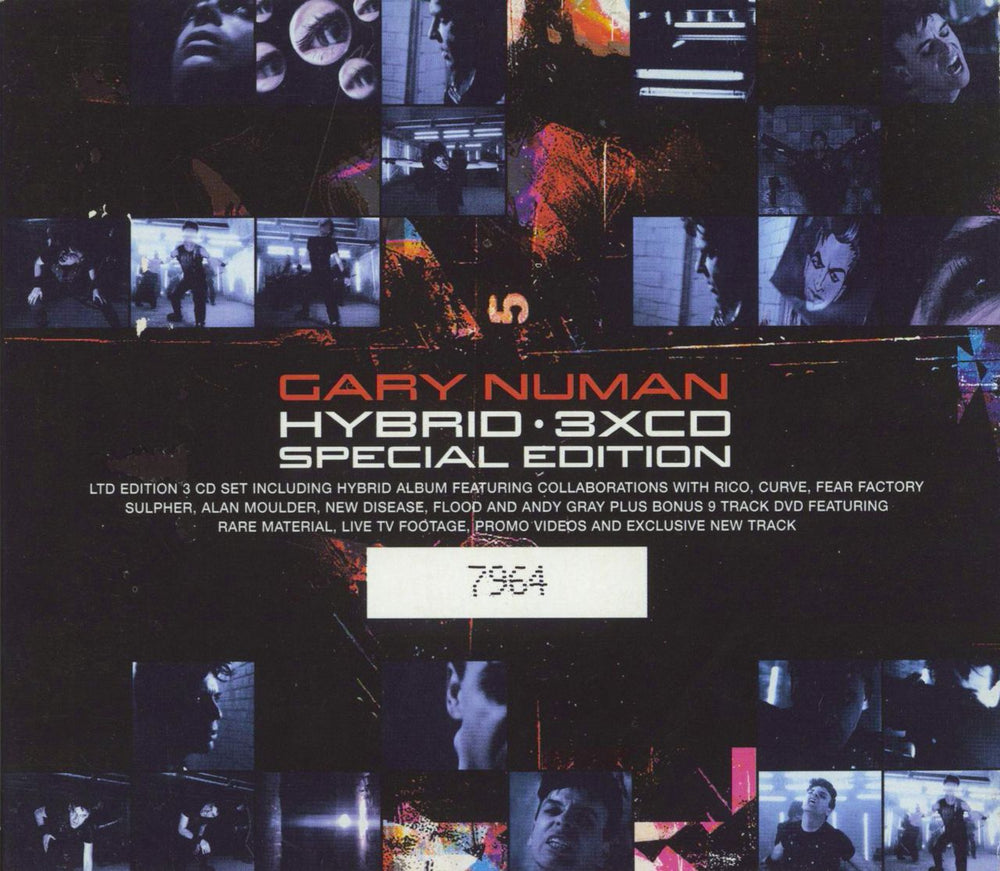 Gary Numan Hybrid - EX UK 3-CD album set (Triple CD) JHCD007