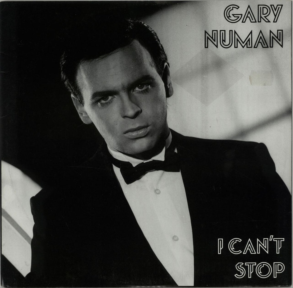 Gary Numan I Can't Stop UK 12" vinyl single (12 inch record / Maxi-single) NUM17