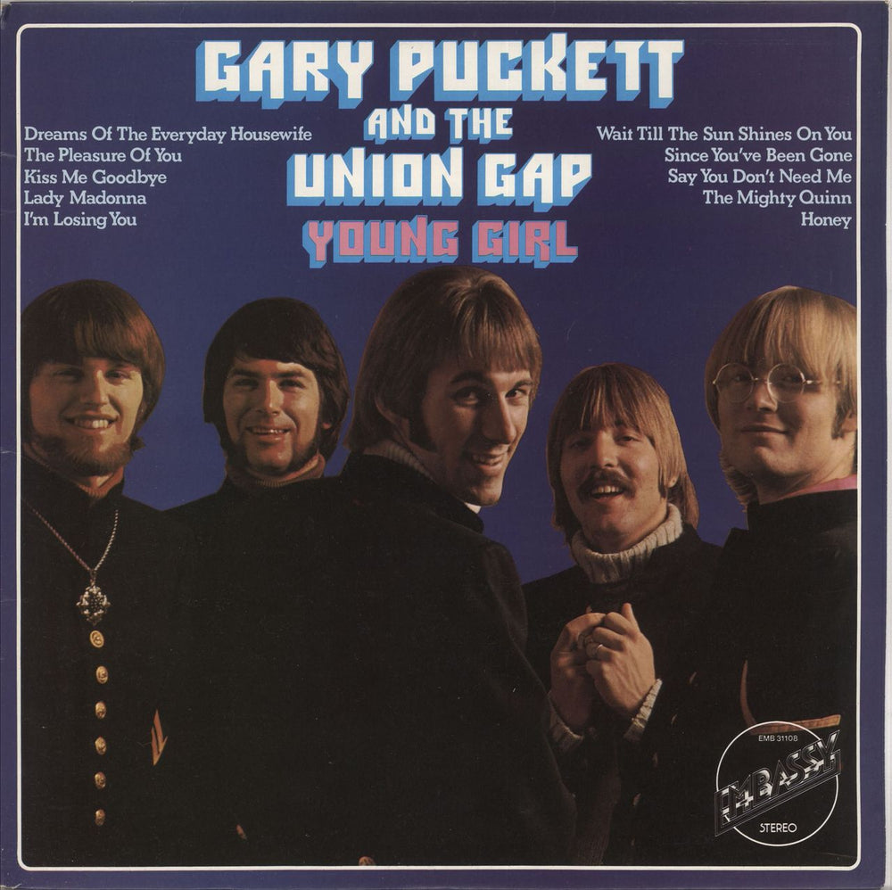 Gary Puckett Young Girl UK vinyl LP album (LP record) EMB31108