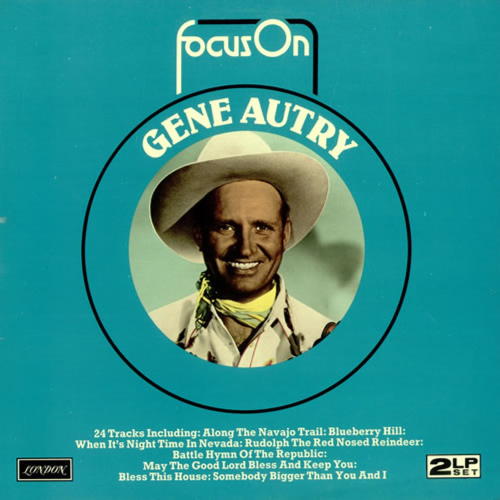 Gene Autry Focus On UK 2-LP vinyl record set (Double LP Album) FOSU45/46