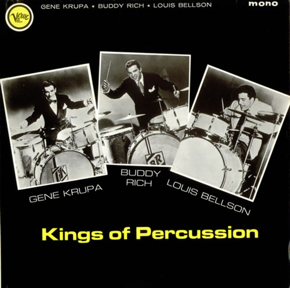 Gene Krupa Kings Of Percussion UK vinyl LP album (LP record) VLP9088