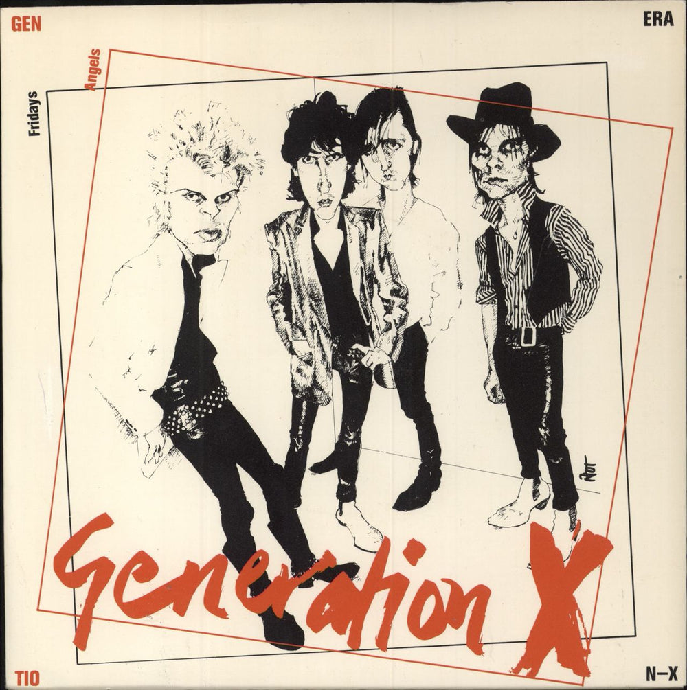 Generation X Friday's Angels UK 7" vinyl single (7 inch record / 45) CHS2330