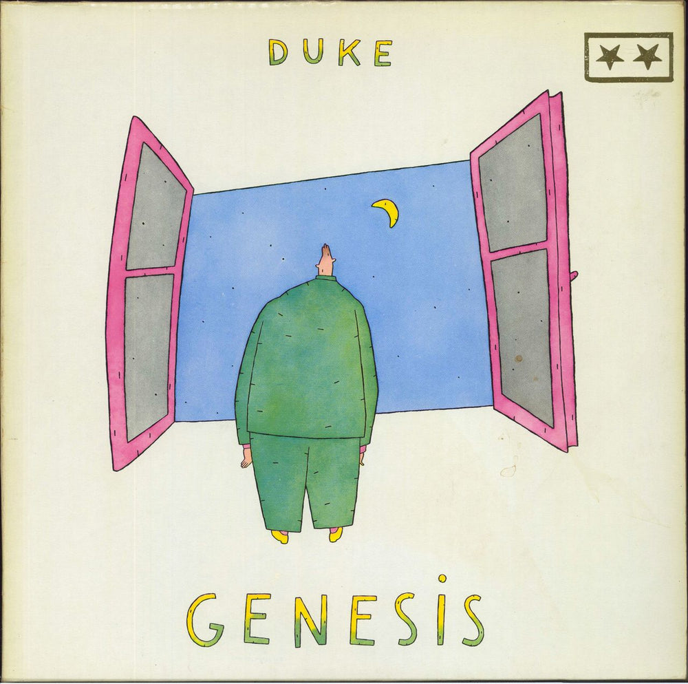 Genesis Duke + Insert + Gold Stamp German Promo vinyl LP album (LP record) 9124053