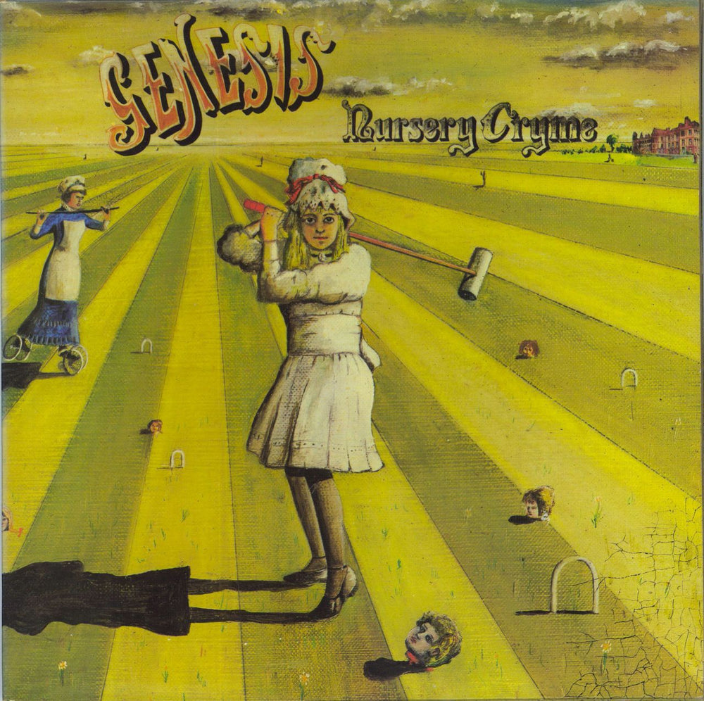 Genesis Nursery Cryme - 2nd - Textured - EX + Inner UK vinyl LP album (LP record) CAS1052