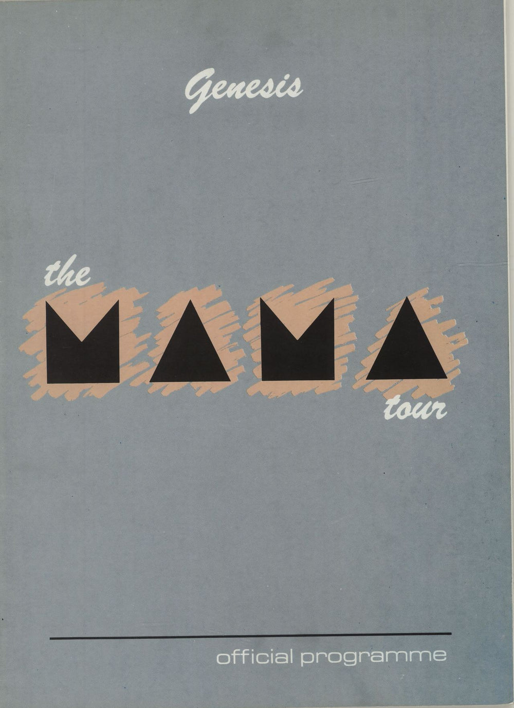 Genesis The Mama Tour + Ticket Stub UK tour programme TOUR PROGRAMME