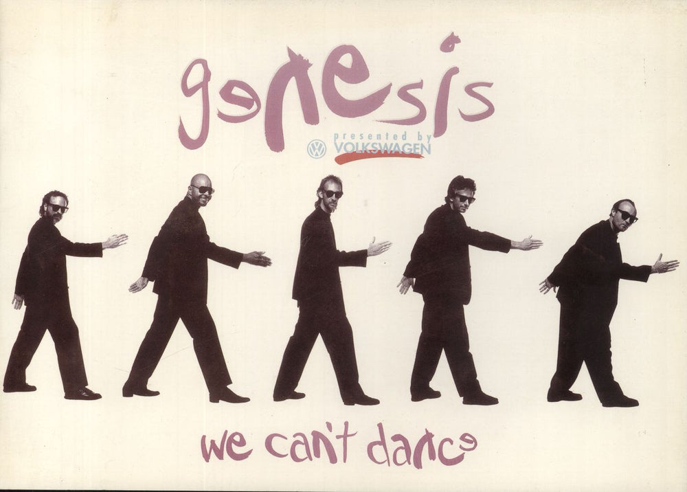 Genesis We Can't Dance + ticket stubs UK tour programme PROGRAMME + TICKET