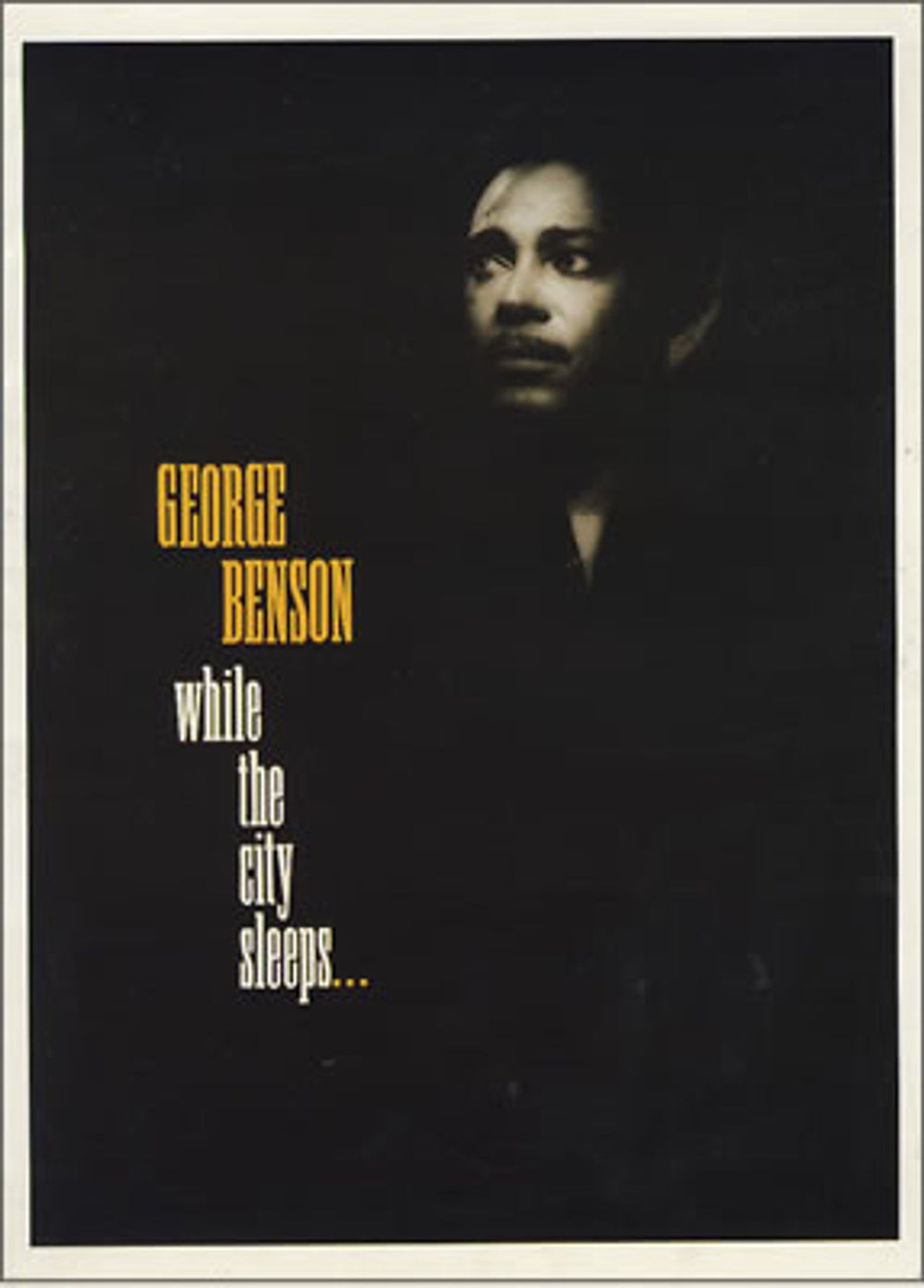 George Benson While The City Sleeps... + ticket stubs UK tour programme TOUR PROGRAMME