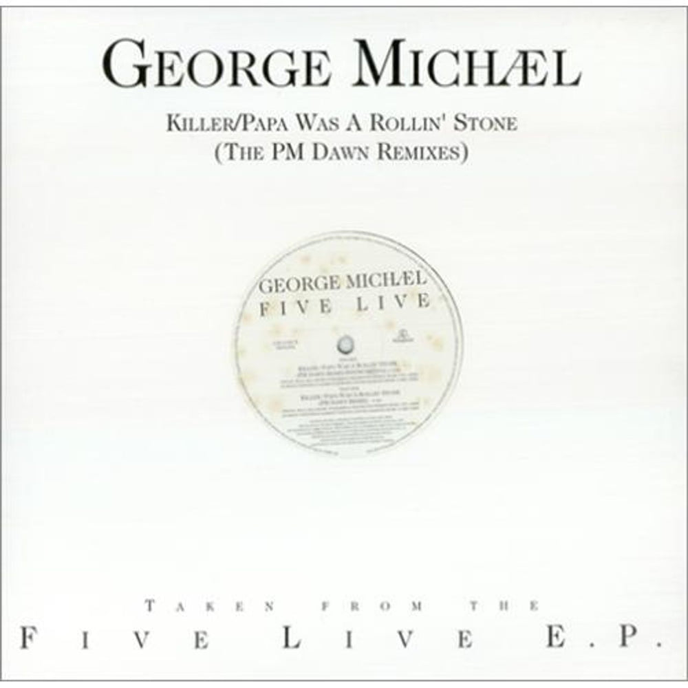 George Michael Killer / Papa Was A Rolling Stone UK 12" vinyl single (12 inch record / Maxi-single) 12R6340