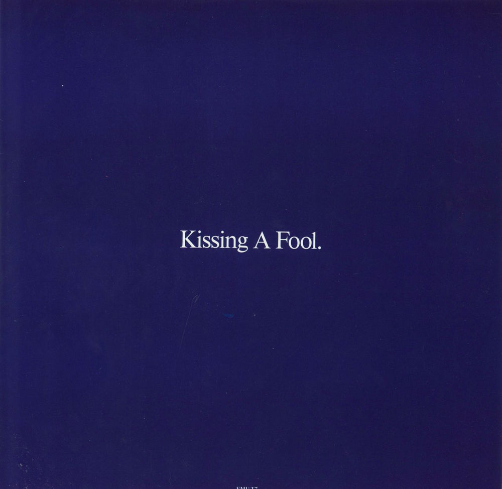 George Michael Kissing A Fool UK 12" vinyl single (12 inch record / Maxi-single) EMUT7