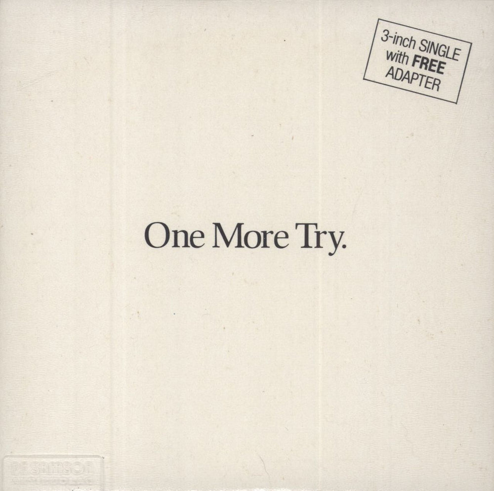 George Michael One More Try UK 3" CD single (CD3) EPC6515322