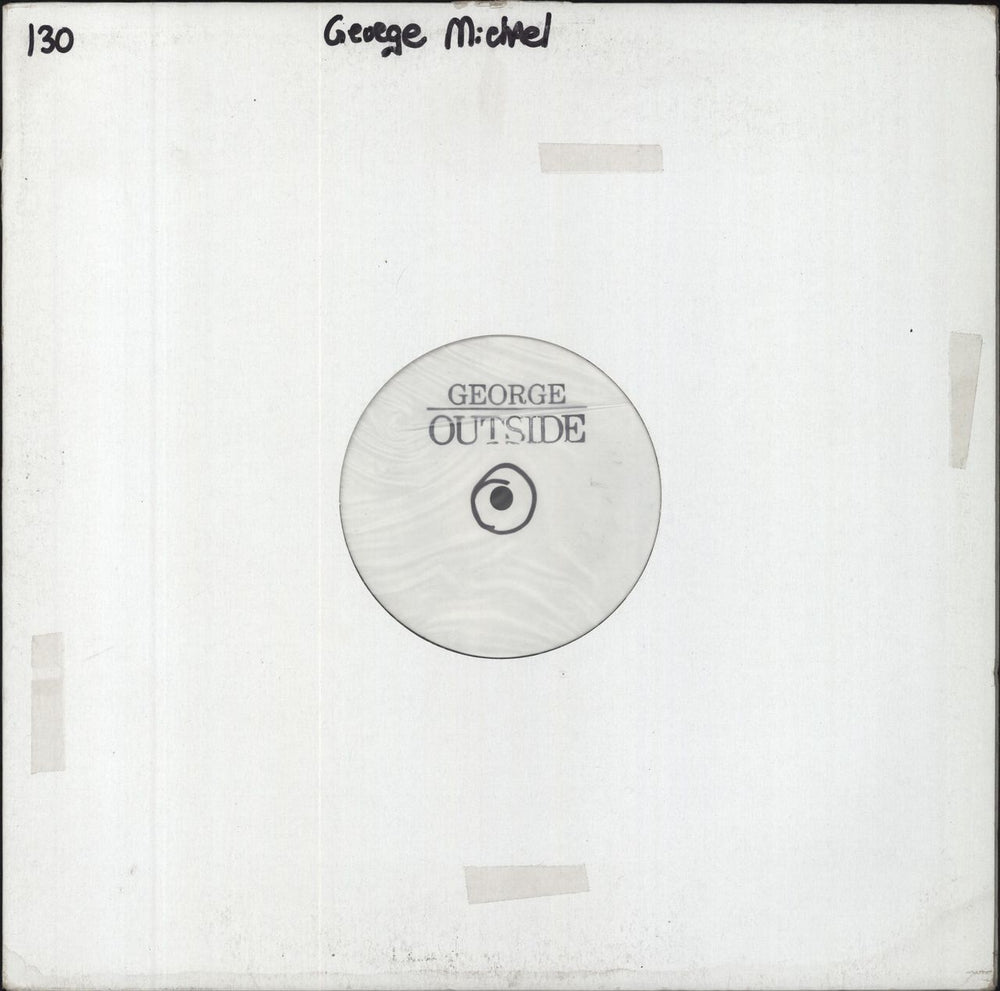 George Michael Outside - Test Pressing US Promo 12" vinyl single (12 inch record / Maxi-single) +