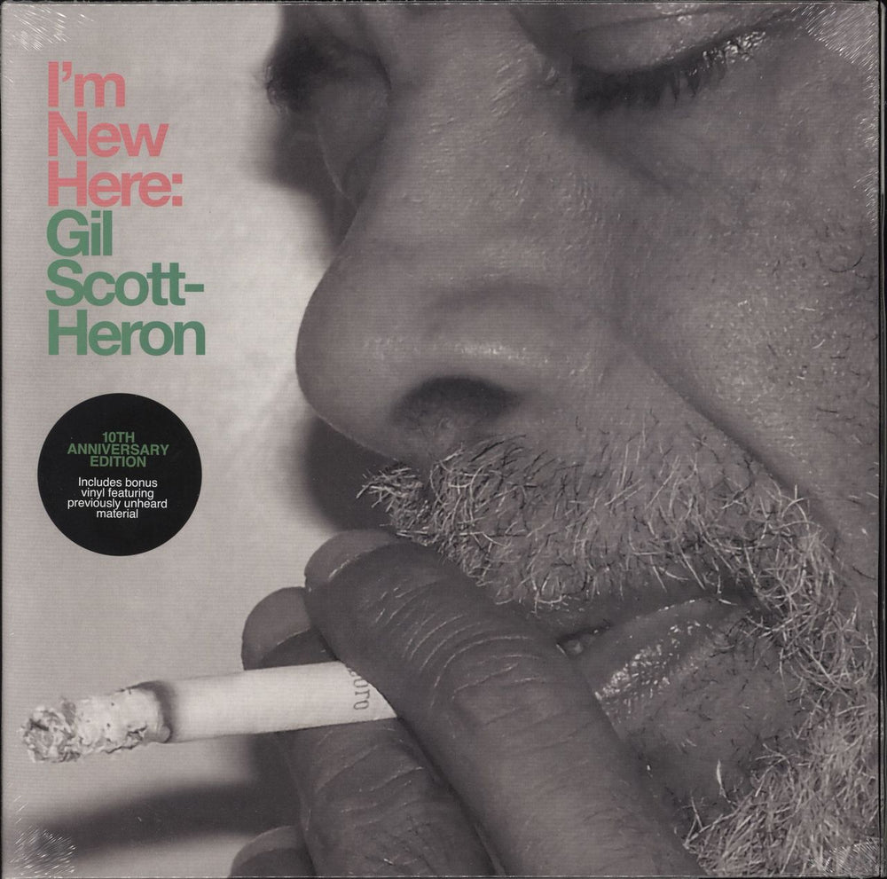 Gil Scott-Heron I'm New Here: 10th Anniversary - Green & Pink Vinyl - Sealed UK 2-LP vinyl record set (Double LP Album) XL1005LP