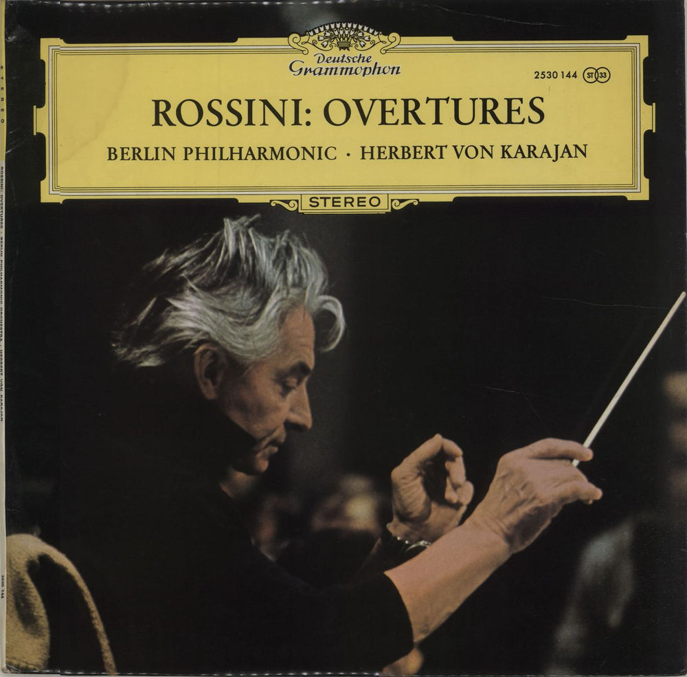 Gioacchino Rossini Overtures UK vinyl LP album (LP record) 2530144