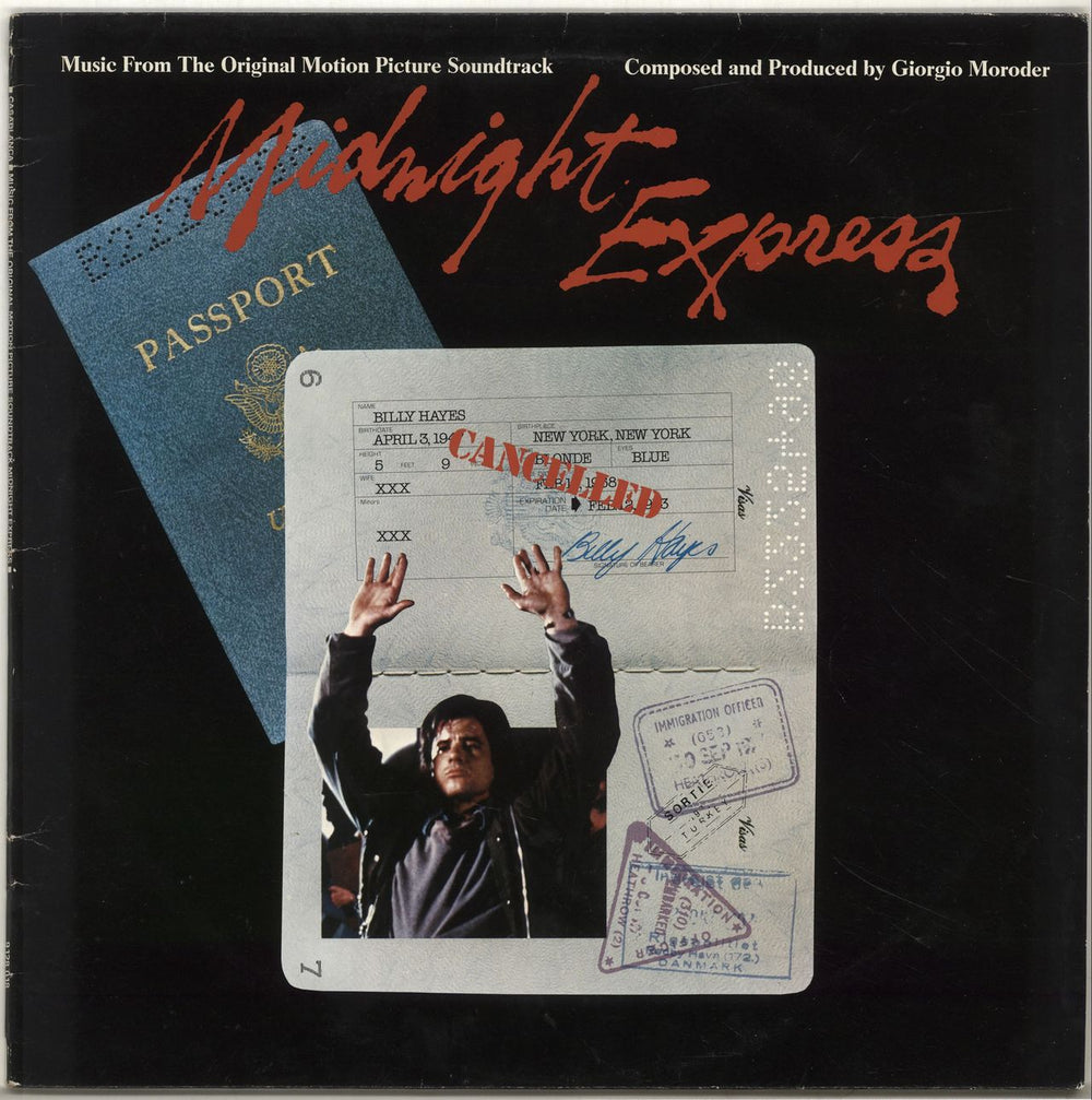 Giorgio Moroder Midnight Express UK vinyl LP album (LP record) 9128018