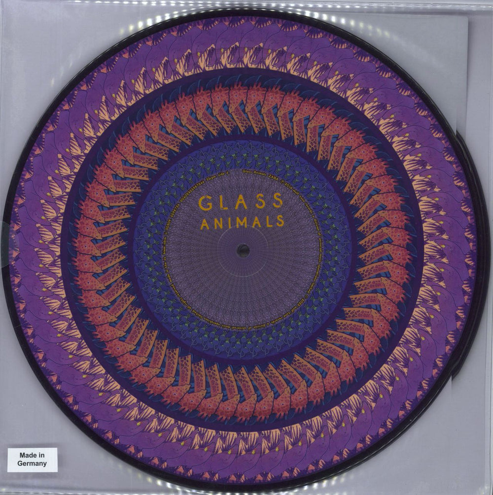 Glass Animals ZABA - Sealed UK picture disc LP (vinyl picture disc album) 602455987297