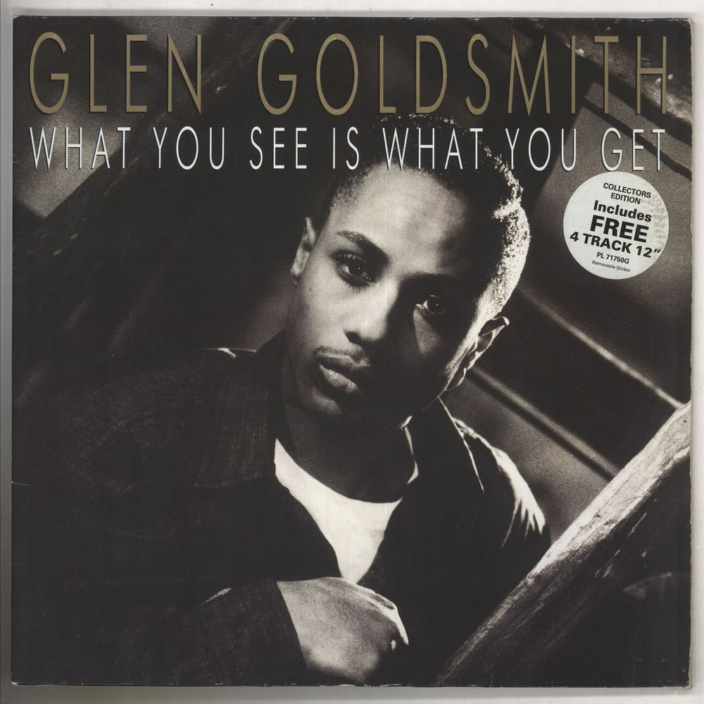 Glen Goldsmith What You See Is What You Get + 12" German vinyl LP album (LP record) PL71750