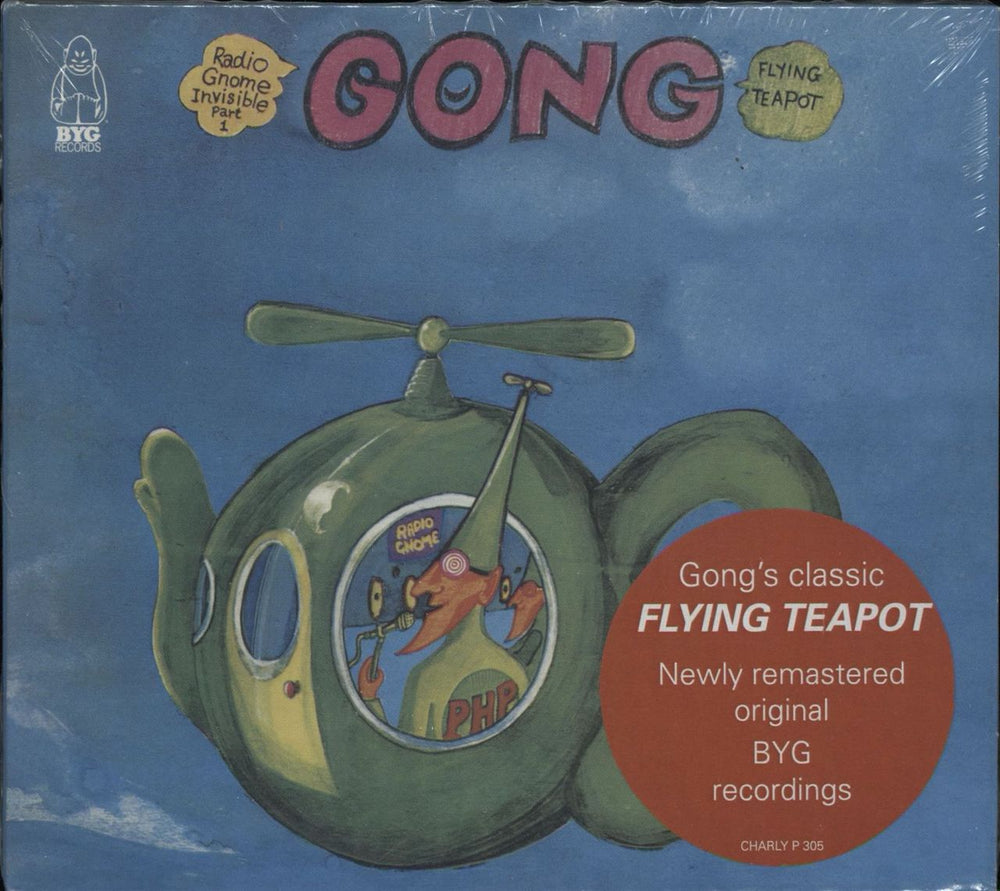 Gong Flying Teapot (Radio Gnome Invisible Part 1) UK CD album (CDLP) CHARLYP305