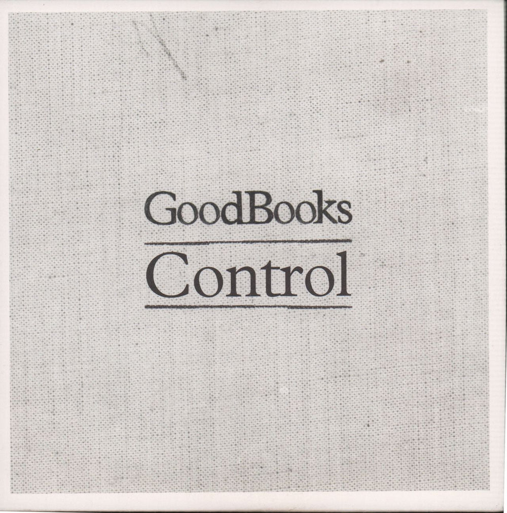 GoodBooks Control UK Promo CD album (CDLP) LIBRARYPR09