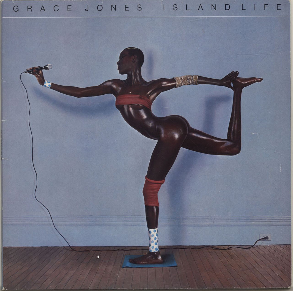 Grace Jones Island Life UK vinyl LP album (LP record) GJ1