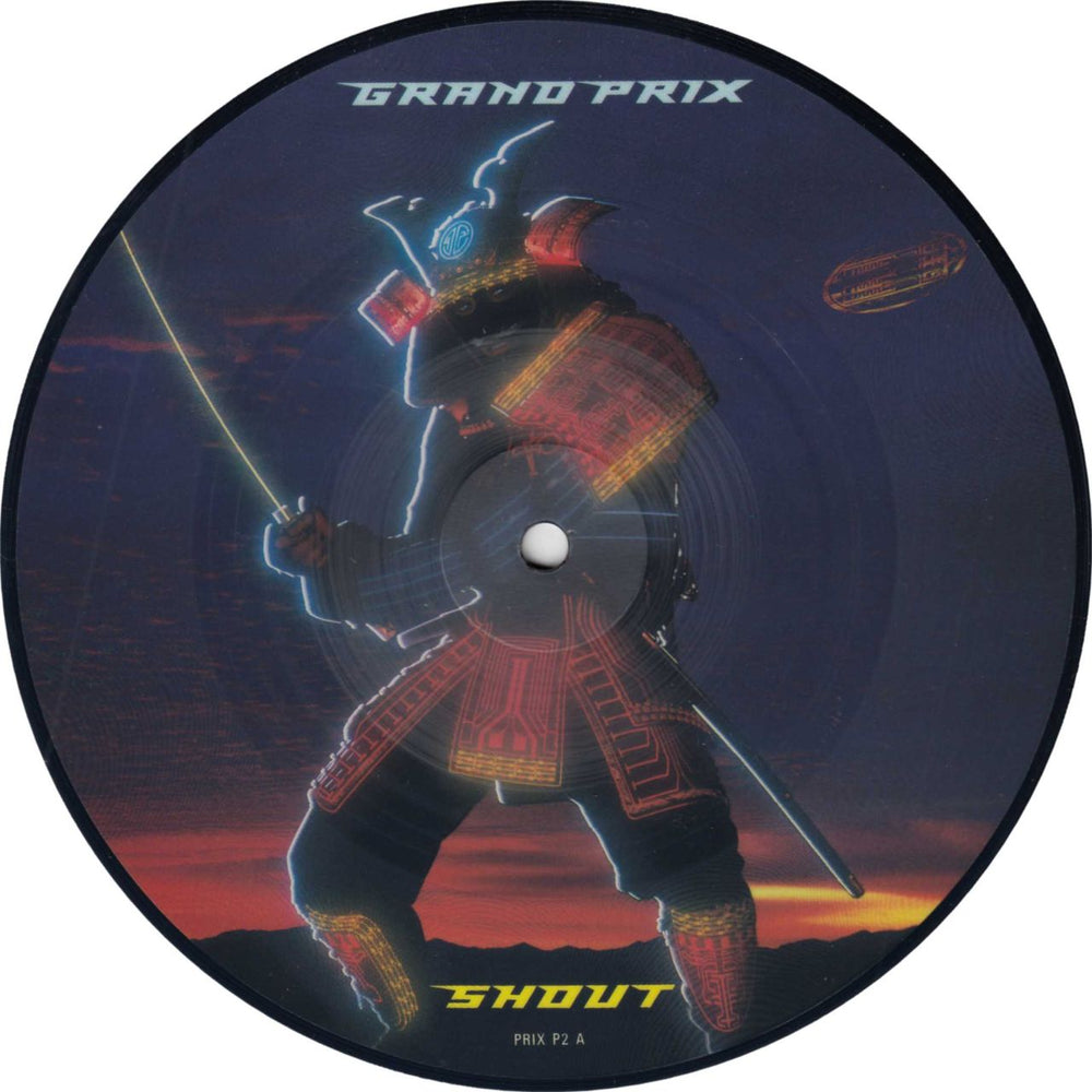 Grand Prix Shout UK 7" vinyl picture disc (7 inch picture disc single) PRIXP2