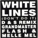 Grandmaster Flash White Lines UK 12" vinyl single (12 inch record / Maxi-single) WGAF12103