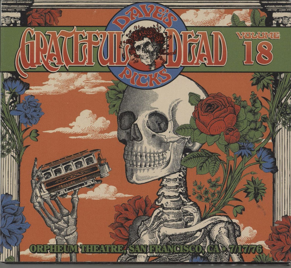 Grateful Dead Dave's Picks Volume 18: Orpheum Theatre, San Francisco, CA 7/17/76 US 4-CD album set R2552288