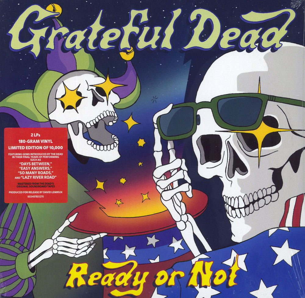 Grateful Dead Ready Or Not - Sealed - 180g US 2-LP vinyl record set (Double LP Album) R1596008