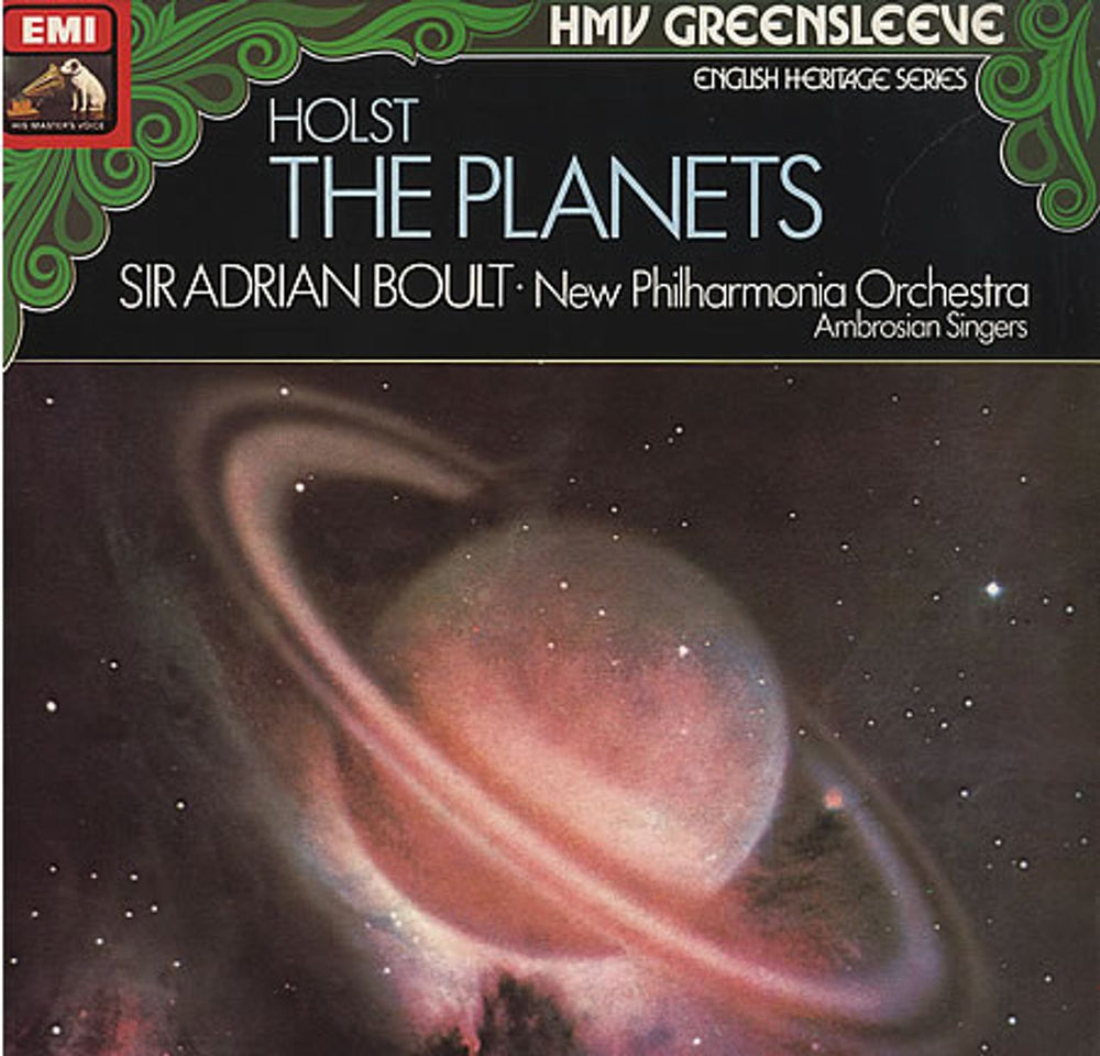 Gustav Holst The Planets UK vinyl LP album (LP record) ESD7135